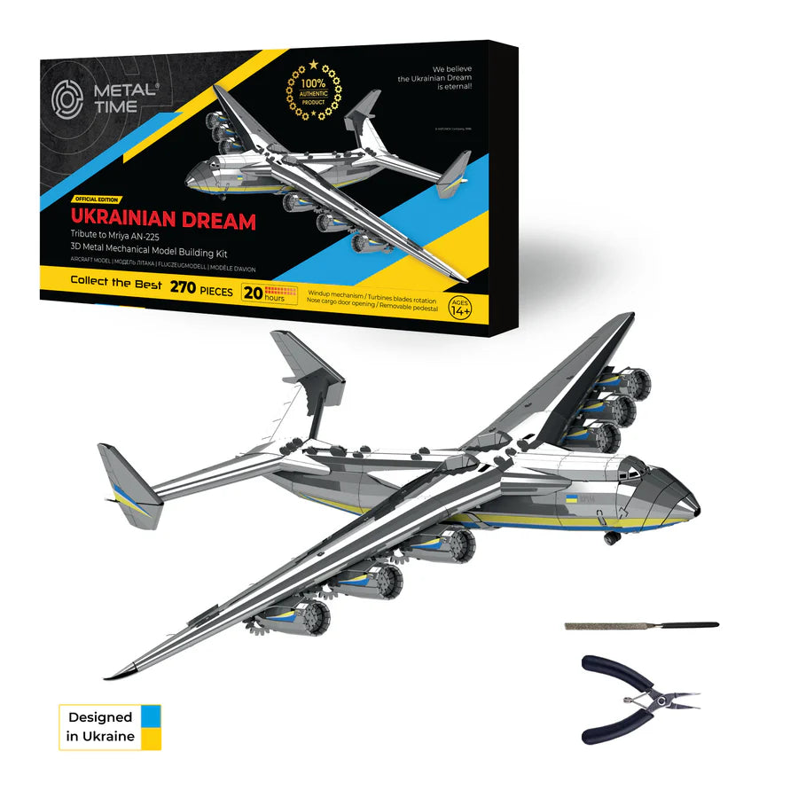 Metal Time AN-225 Mriya Official Limited Edition - DIY Metal Model Kit