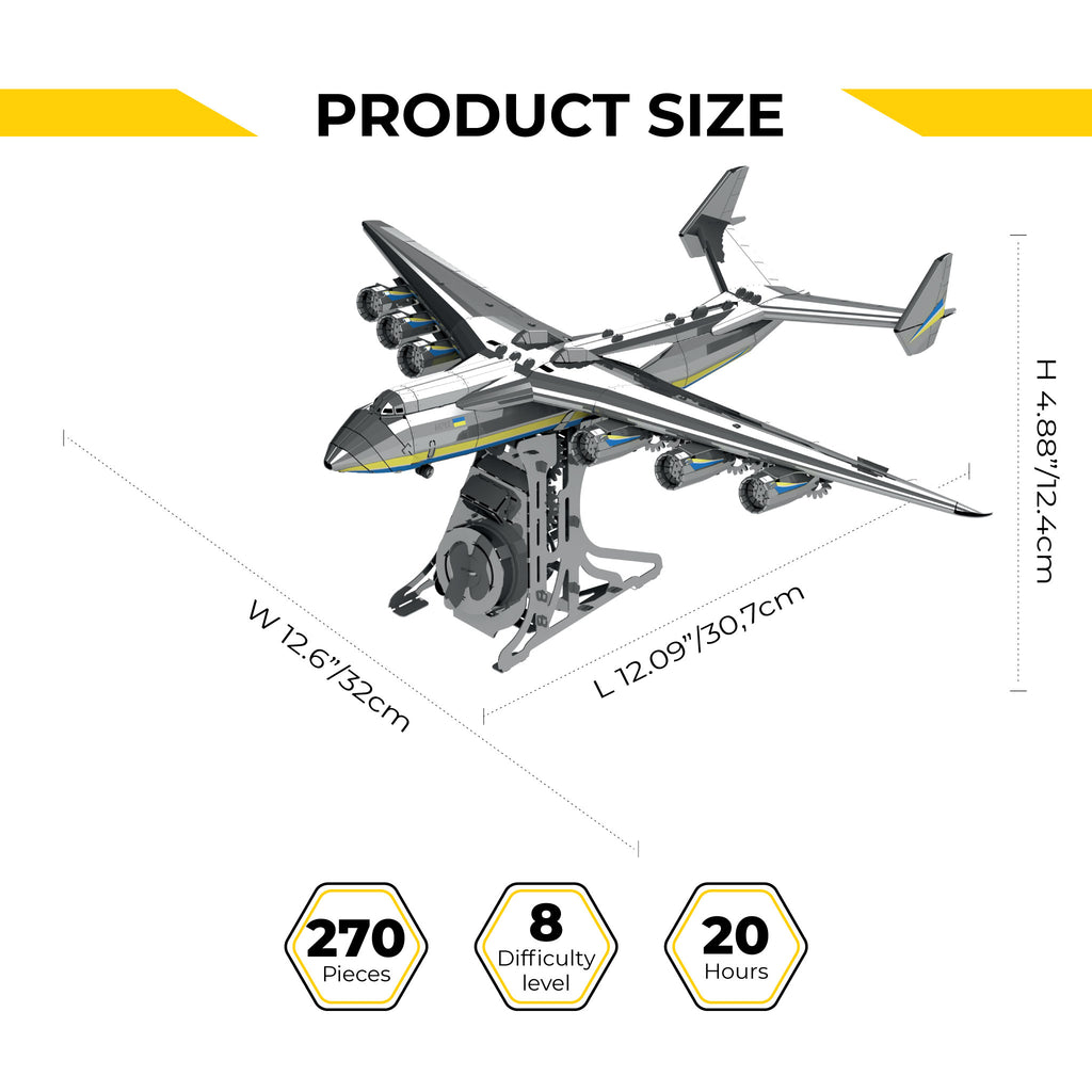 Metal Time AN-225 Mriya Official Limited Edition - DIY Metal Model Kit