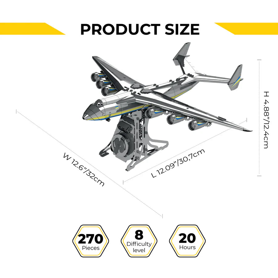 Metal Time AN-225 Mriya Official Limited Edition - DIY Metal Model Kit