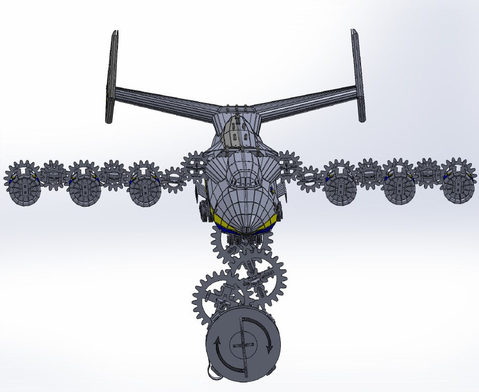 Metal Time AN-225 Mriya Official Limited Edition - DIY Metal Model Kit