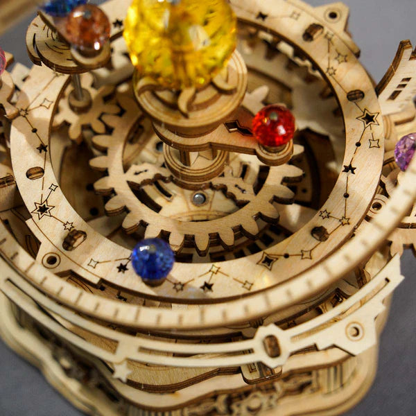 Starry Night – DIY Music Box 3D Wooden Puzzle Kit