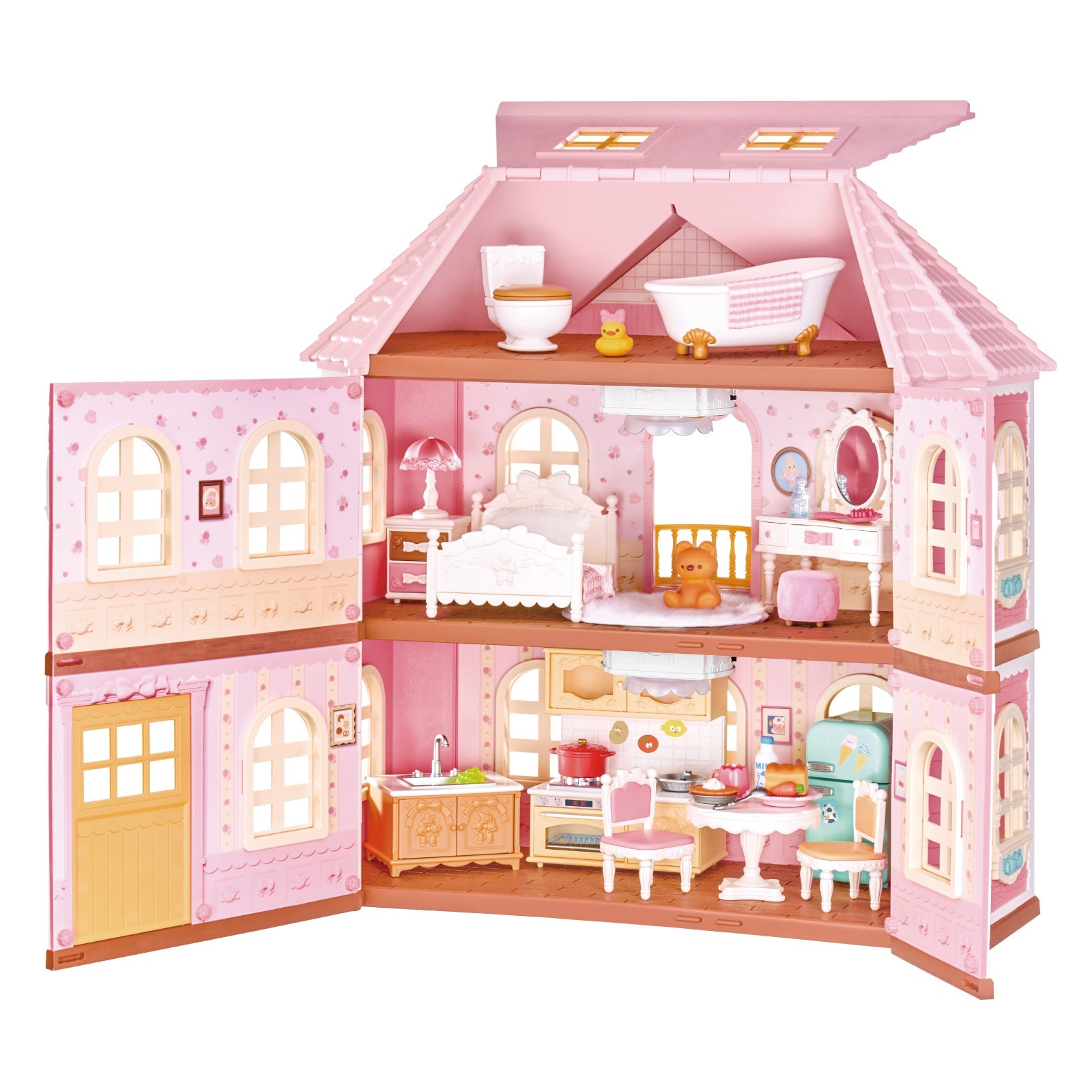 Rolife Haley Island Fairy Rose Cottage – DIY Miniature House Kit