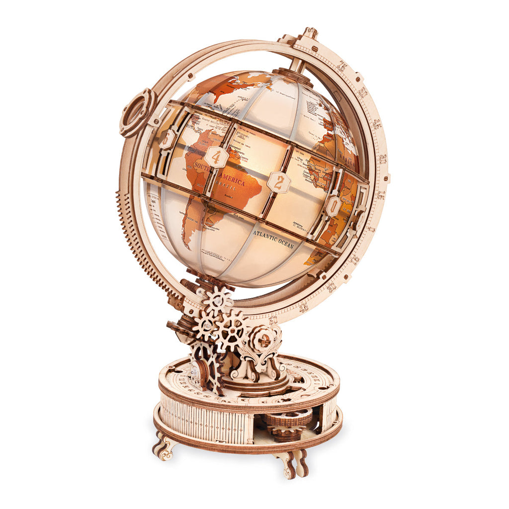 ROKR Luminous Globe Electric Version – DIY Mechanical Model Kit
