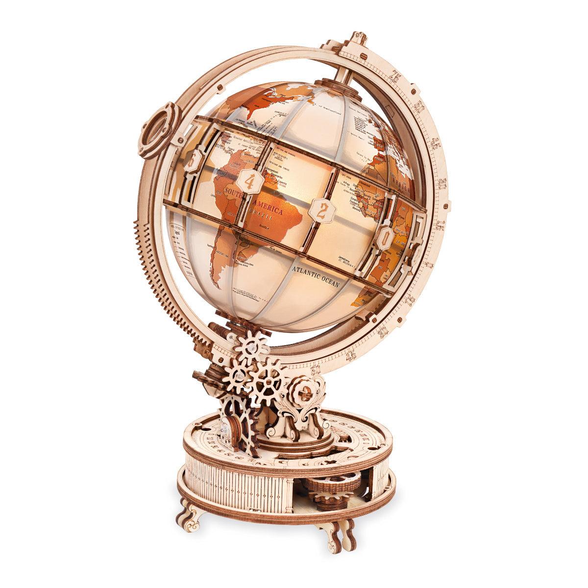 ROKR Luminous Globe Electric Version – DIY Mechanical Model Kit
