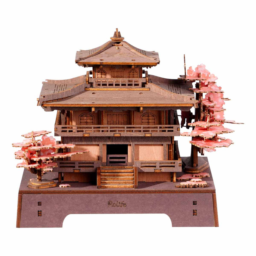Rolife Sakura Pavilion – 3D Wooden Puzzle Kit