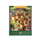 Rolife Quiet Corner Study – DIY Book Nook Kit