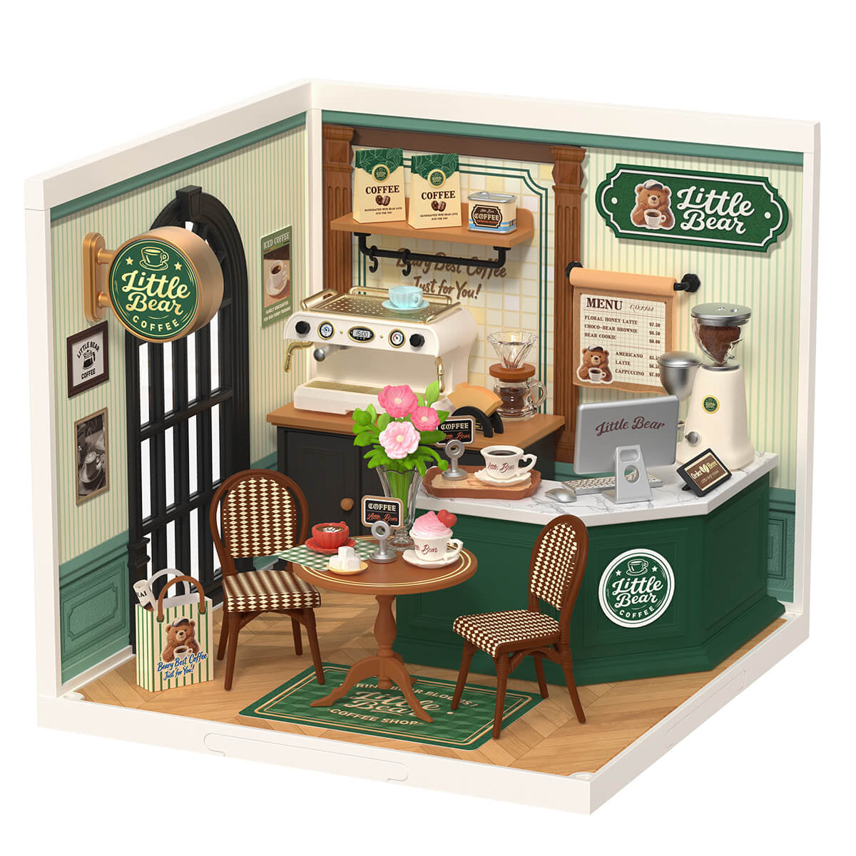 Rolife Perfect Romance Cafe – DIY Miniature House Kit