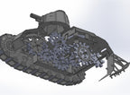 Metal Time Renault FT-17 Nimble Fighter Tank – DIY Metal Model Kit