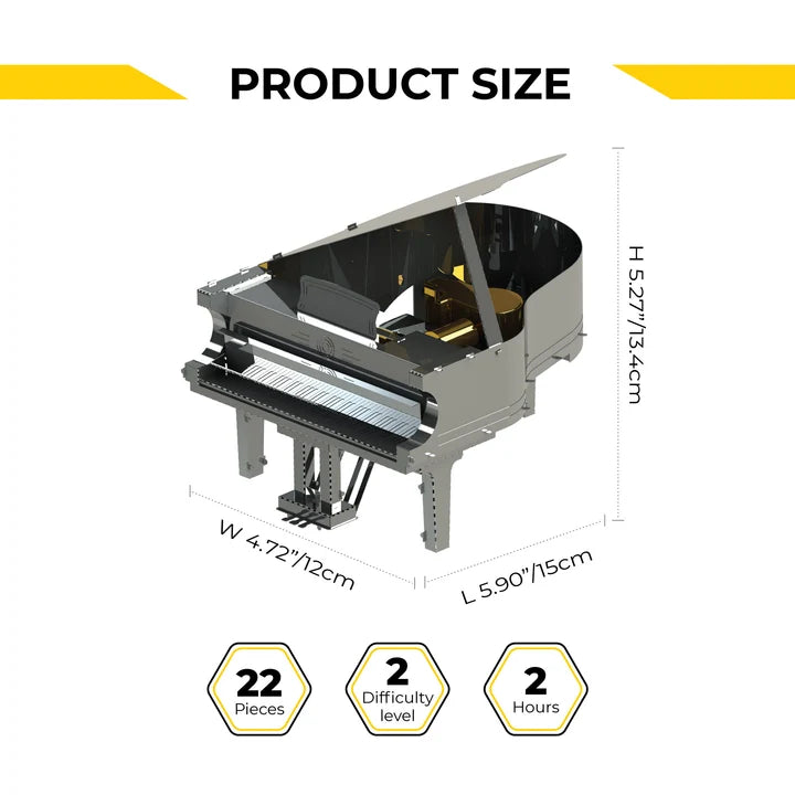 Metal Time Grande Pianola - DIY Metal Model Kit