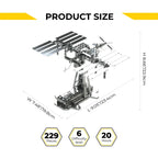Metal Time Astronauts Lodge Space Station – DIY Metal Model Kit