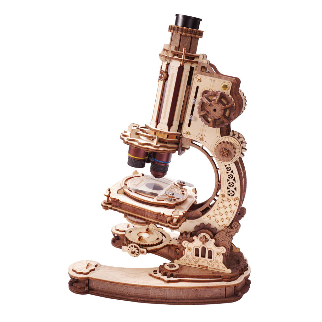 Rokr Microscope – DIY Mechanical Model Kit
