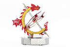 Metal Time Sun Chaser Dragon Style Desk Clock - DIY Metal Model Kit