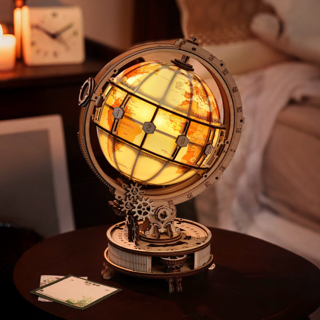 ROKR Luminous Globe Electric Version – DIY Mechanical Model Kit
