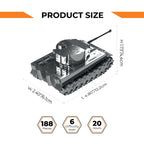 Metal Time Tiger Ponderous Panzer Tank – DIY Metal Model Kit