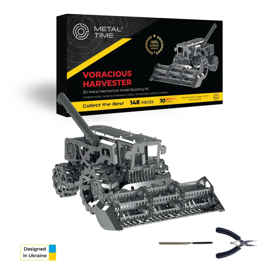 Metal Time Voracious Harvester Combine - DIY Metal Model Kit
