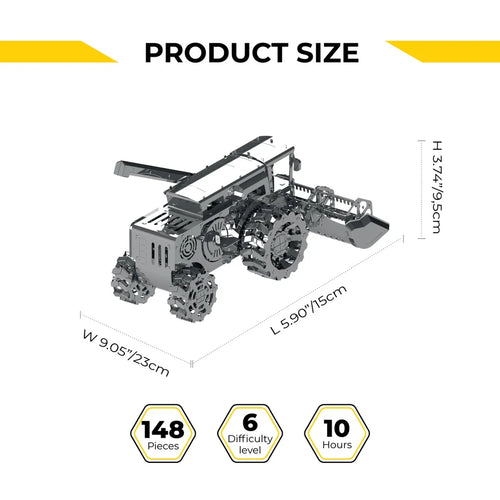 Metal Time Voracious Harvester Combine - DIY Metal Model Kit