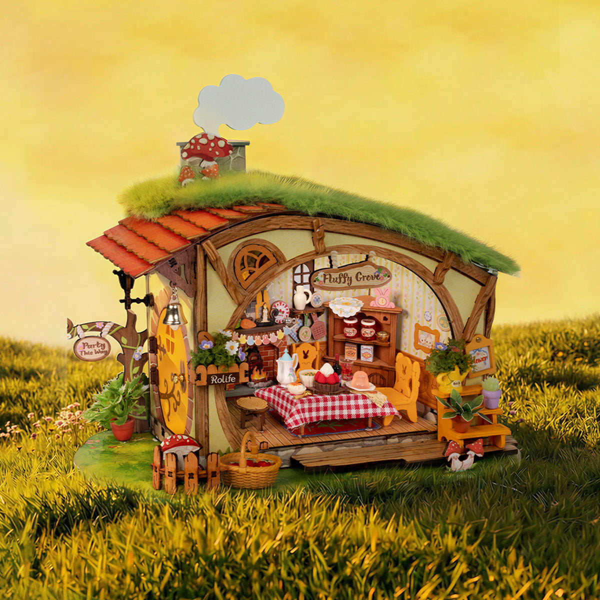 Rolife Fluffy Grove – DIY Miniature House Kit
