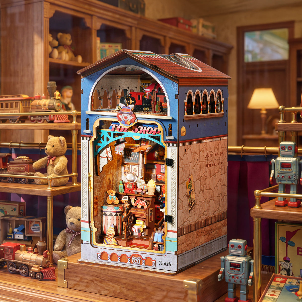 Rolife Treasure Toy Shop – DIY Book Nook Kit