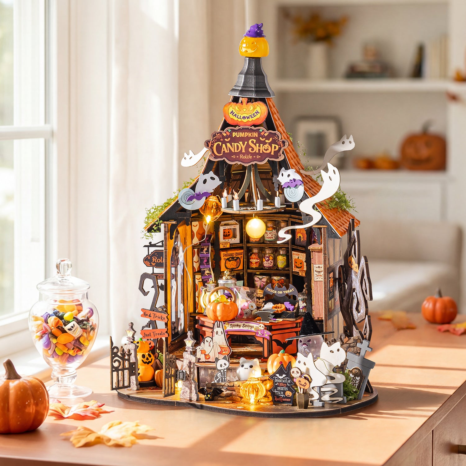 Rolife Haunted Candy House – DIY Miniature House Kit