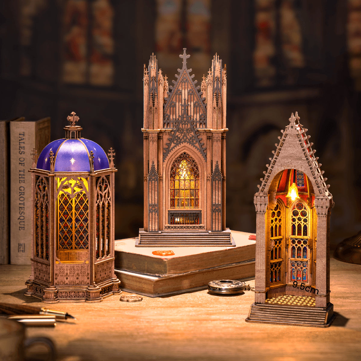 Rolife Geometric Cathedral – 3D Wooden Puzzle Kit