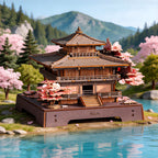 Rolife Sakura Pavilion – 3D Wooden Puzzle Kit