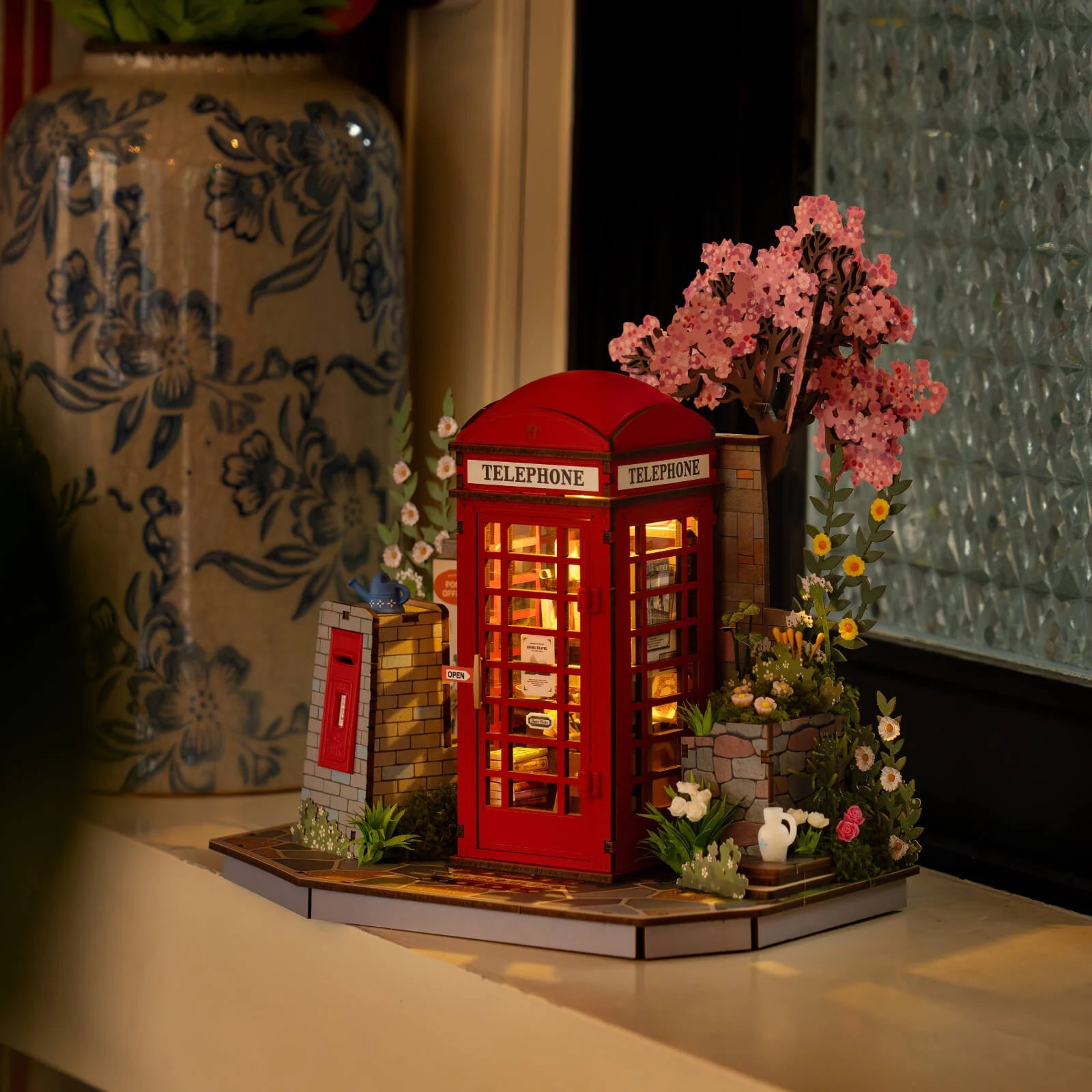 Cherry Blossom Book Booth – DIY Book Nook Kit
