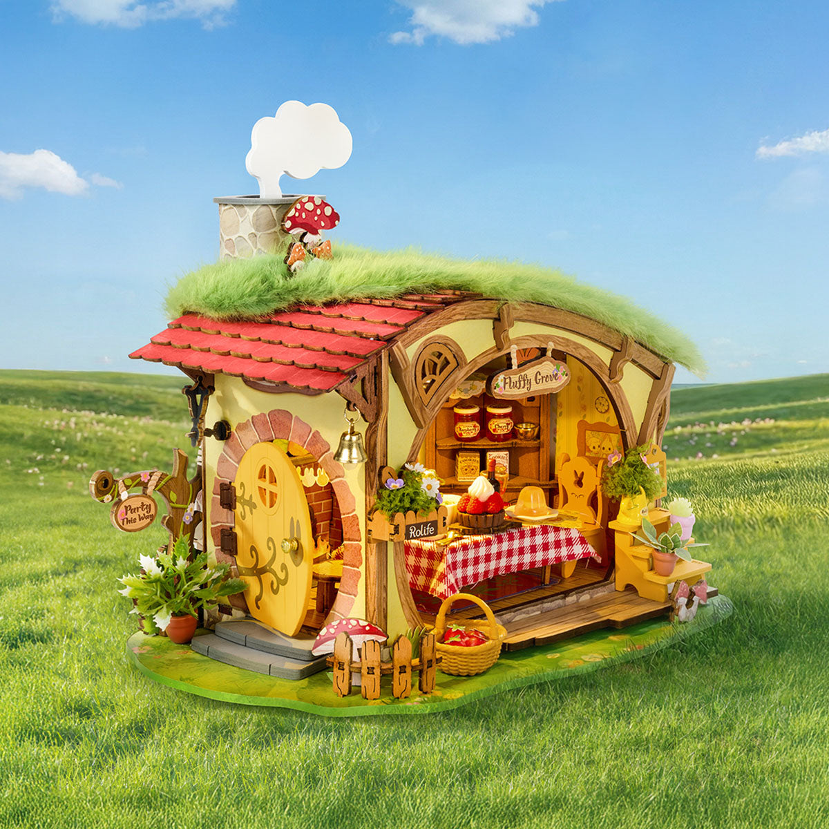 Rolife Fluffy Grove – DIY Miniature House Kit