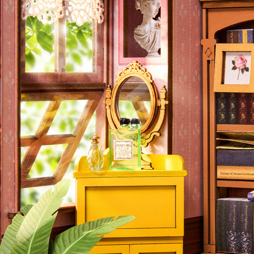 Rolife Quiet Corner Study – DIY Book Nook Kit
