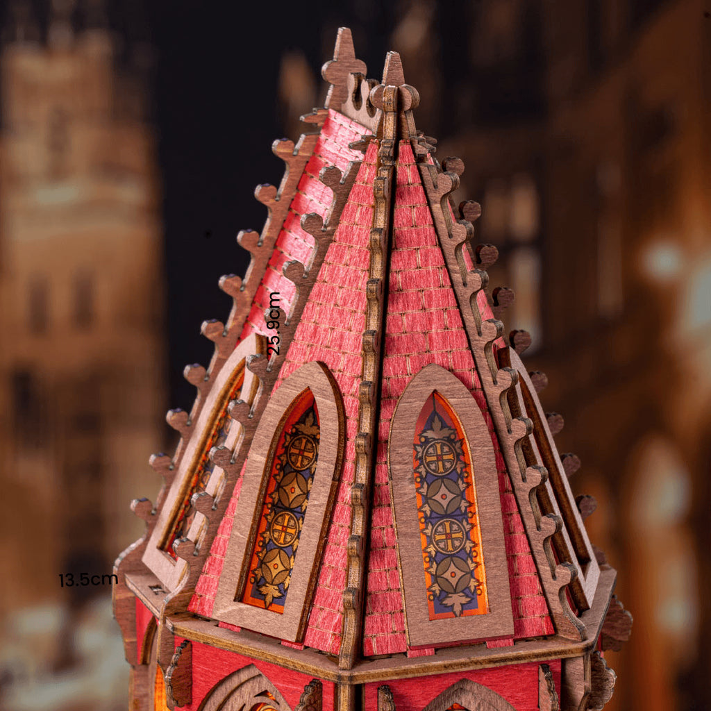 Rolife Geometric Cathedral – 3D Wooden Puzzle Kit