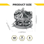 Metal Time Riding the Best Carousel - DIY Metal Model Kit