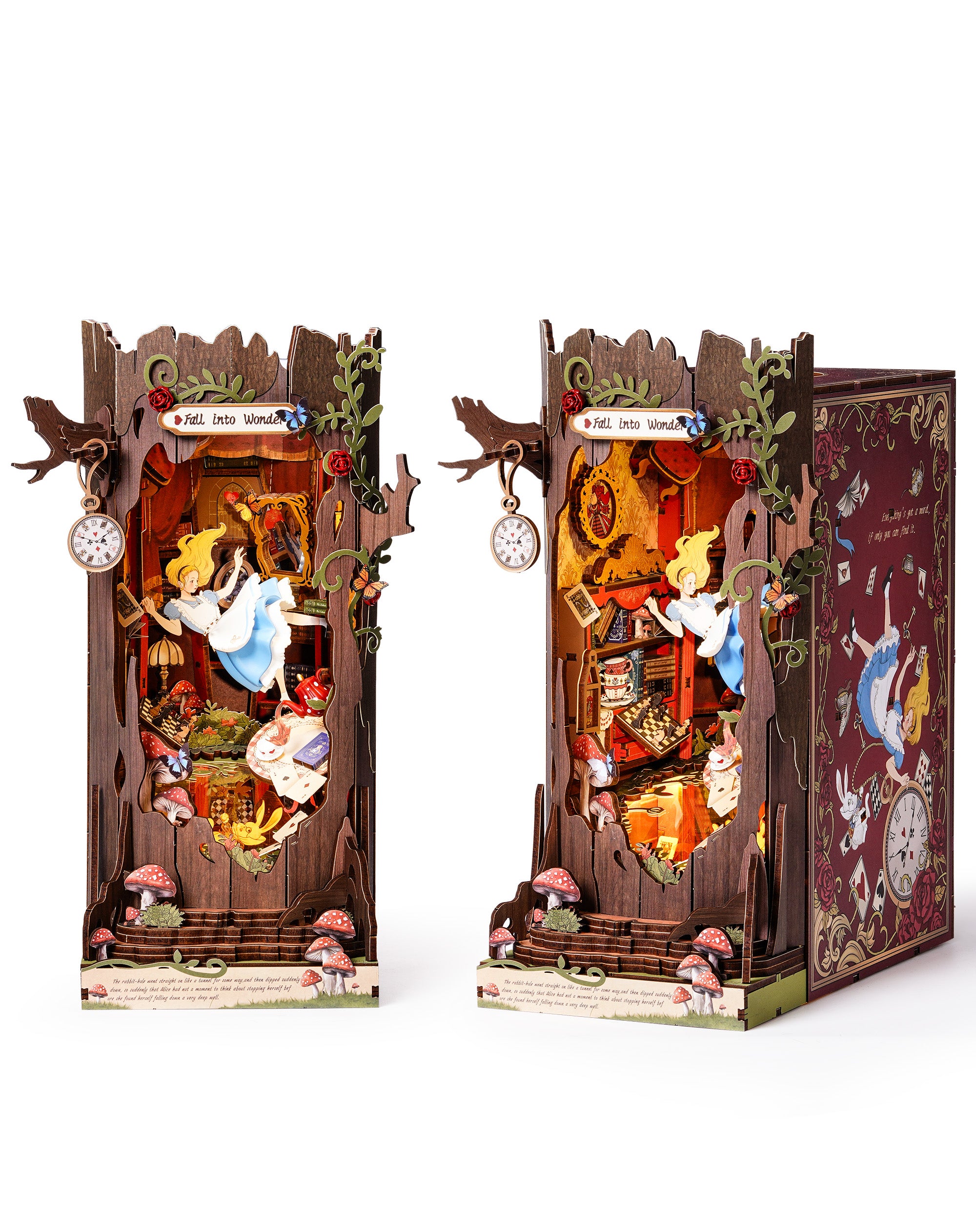 Wonderland Tree Book Nook – DIY Model Kit