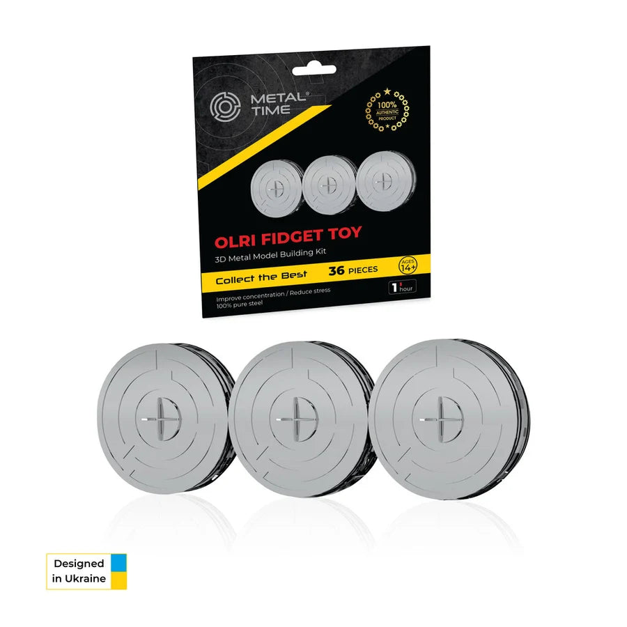 Metal Time OLRI Fidget Toy – DIY Metal Model Kit