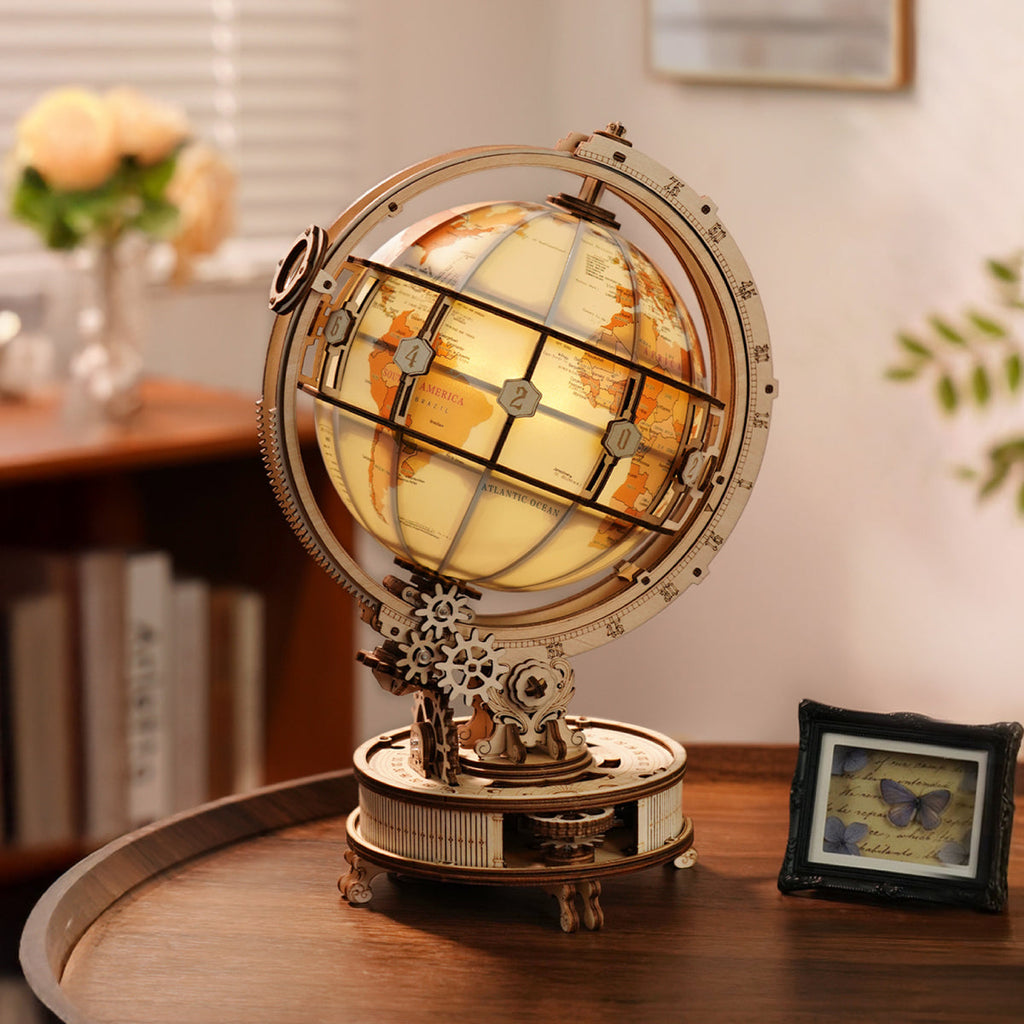 ROKR Luminous Globe Electric Version – DIY Mechanical Model Kit