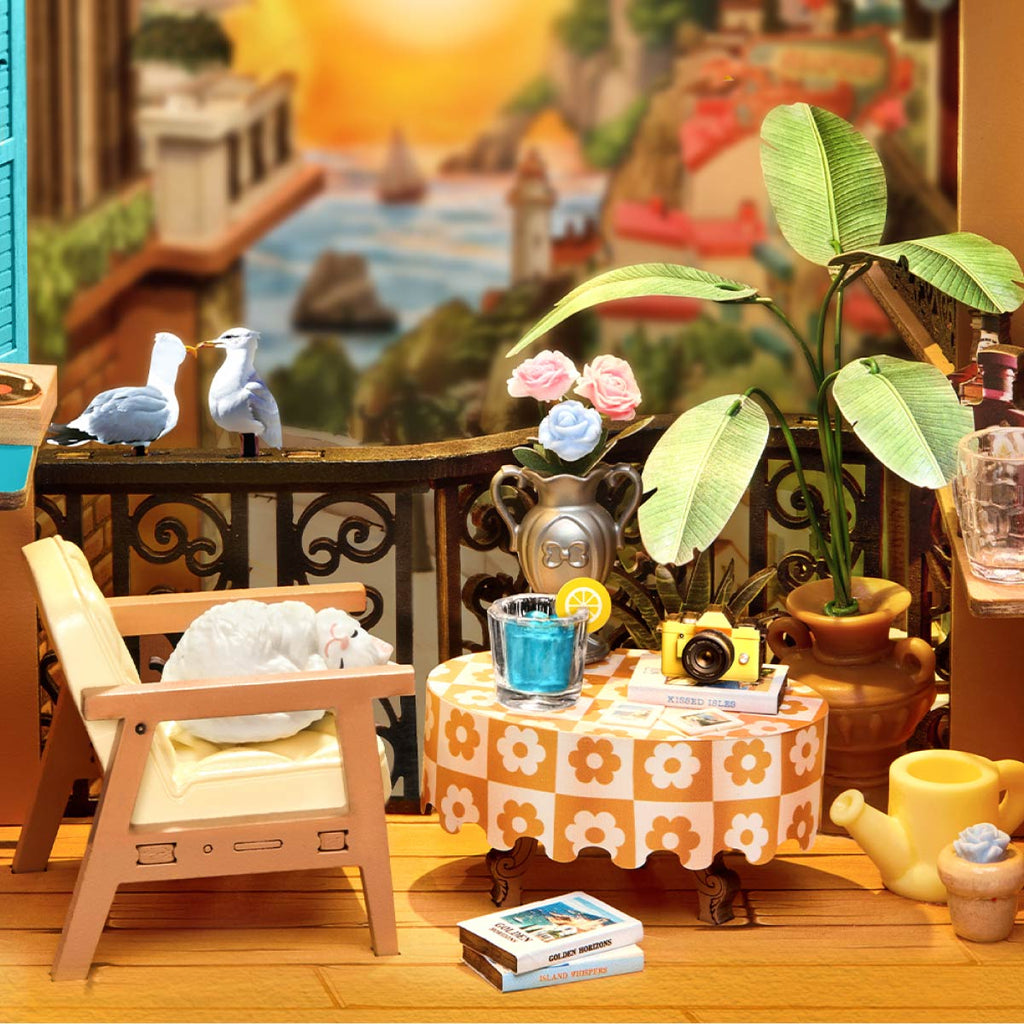 Rolife Sunset Isle – DIY Book Nook Kit