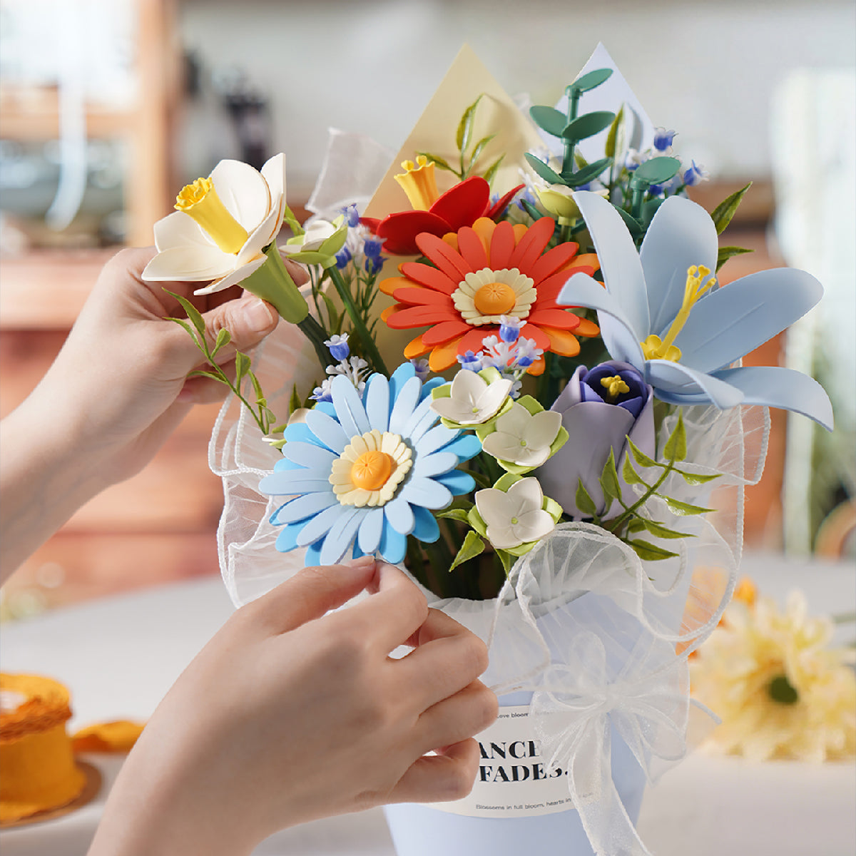 Rokr Twilight Sky Bouquet – 3D Puzzle Kit