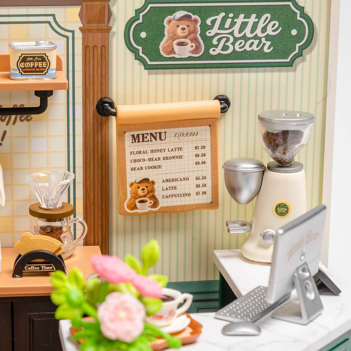 Rolife Perfect Romance Cafe – DIY Miniature House Kit