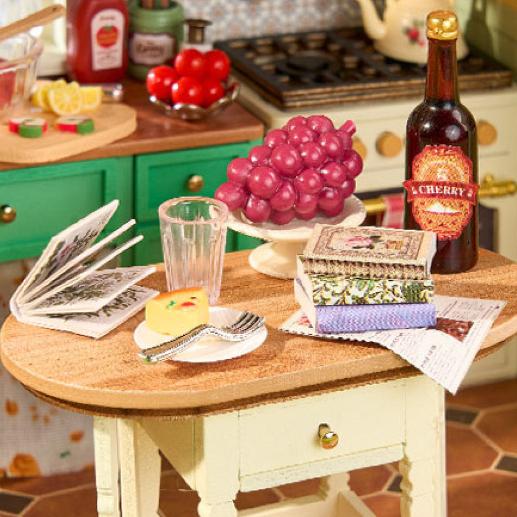 Rolife Sunlit Farmhouse Kitchen – DIY Miniature House Kit