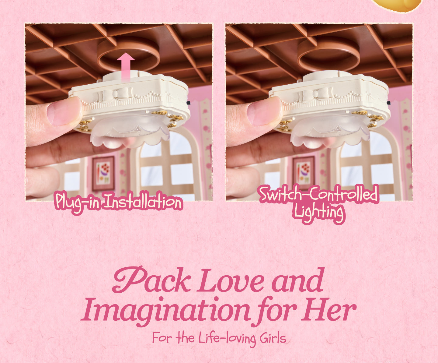Rolife Haley Island Fairy Rose Cottage – DIY Miniature House Kit