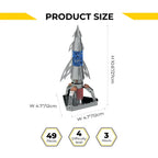 Metal Time Ad Astra Deep Space Rocket – DIY Metal Model Kit