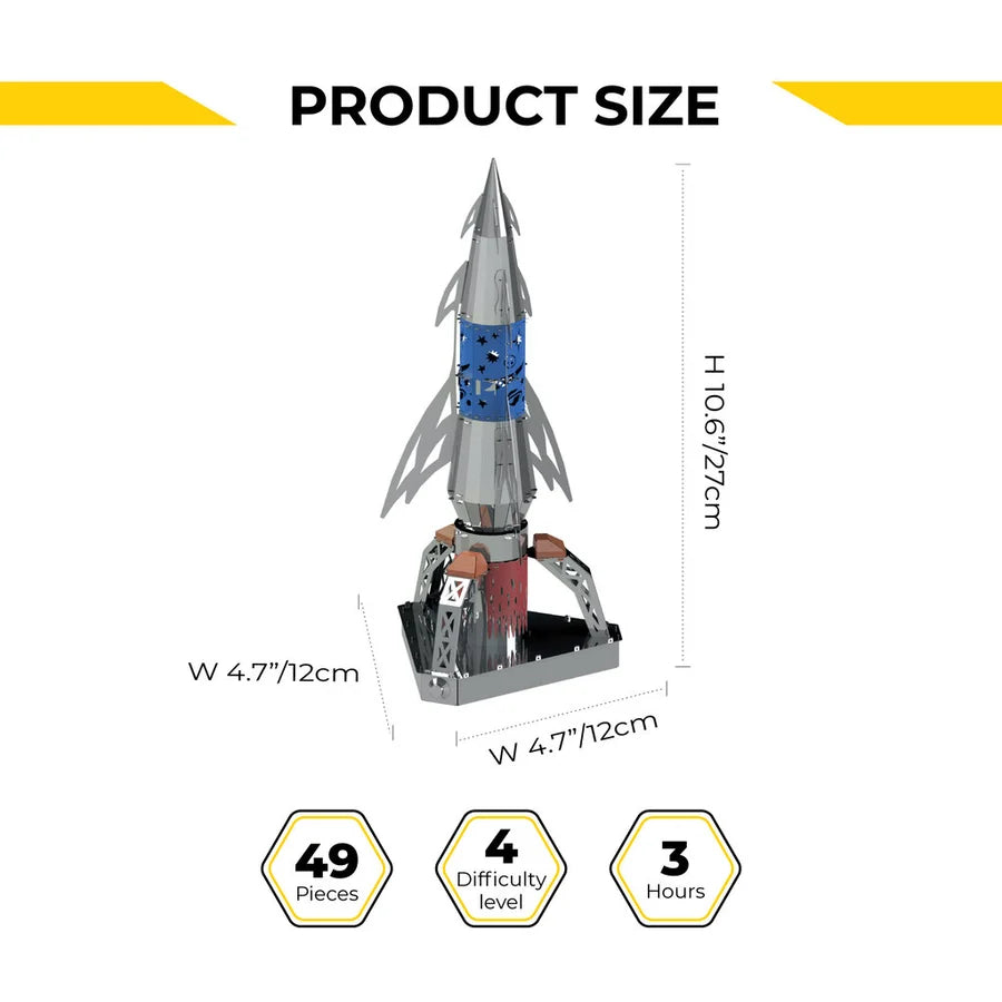 Metal Time Ad Astra Deep Space Rocket – DIY Metal Model Kit