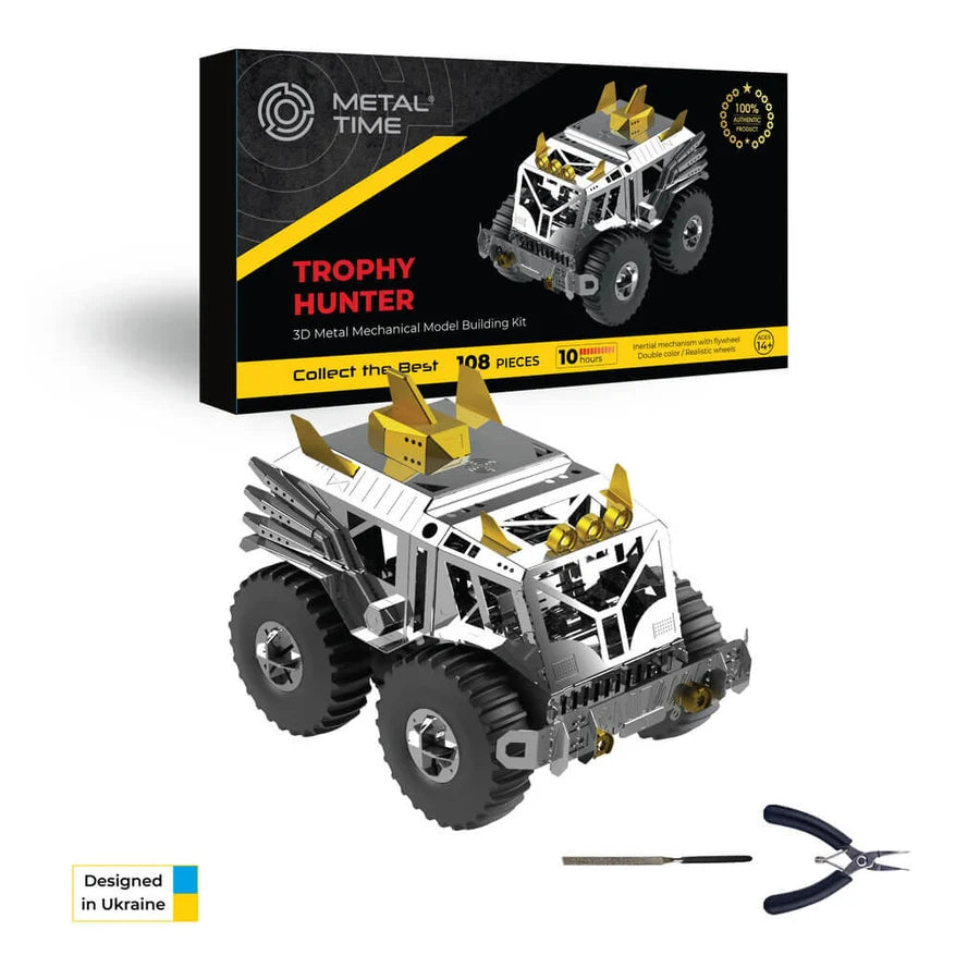 Metal Time Trophy Hunter All-Terrain Vehicle - DIY Metal Model Kit