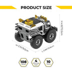 Metal Time Trophy Hunter All-Terrain Vehicle - DIY Metal Model Kit