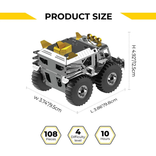 Metal Time Trophy Hunter All-Terrain Vehicle - DIY Metal Model Kit