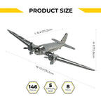 Metal Time Remarkable Douglas DC-3 - DIY Metal Model Kit