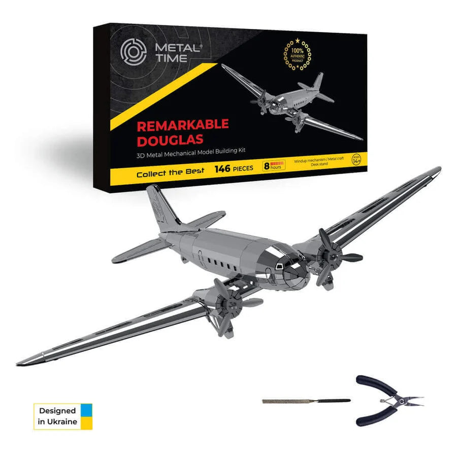 Metal Time Remarkable Douglas DC-3 - DIY Metal Model Kit