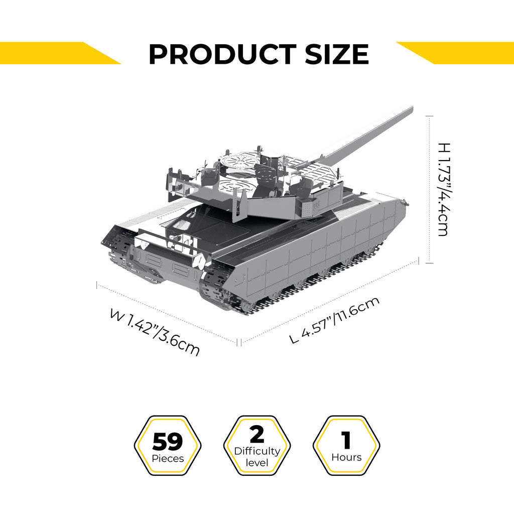 Metal Time OPLOT T-84 Tank – DIY Metal Model Kit