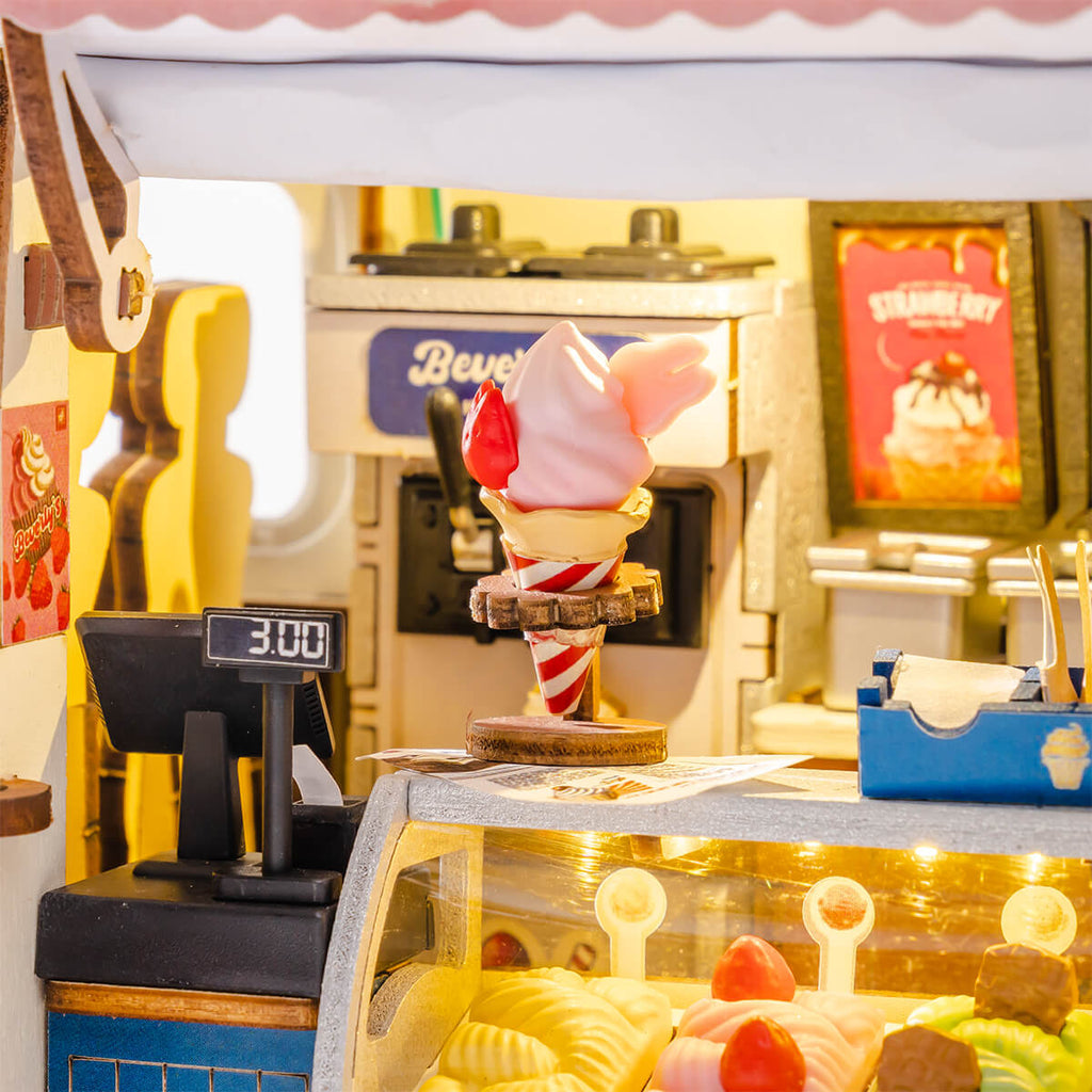Beverly’s Ice Cream Truck – 3D Wooden Puzzle Model Kit