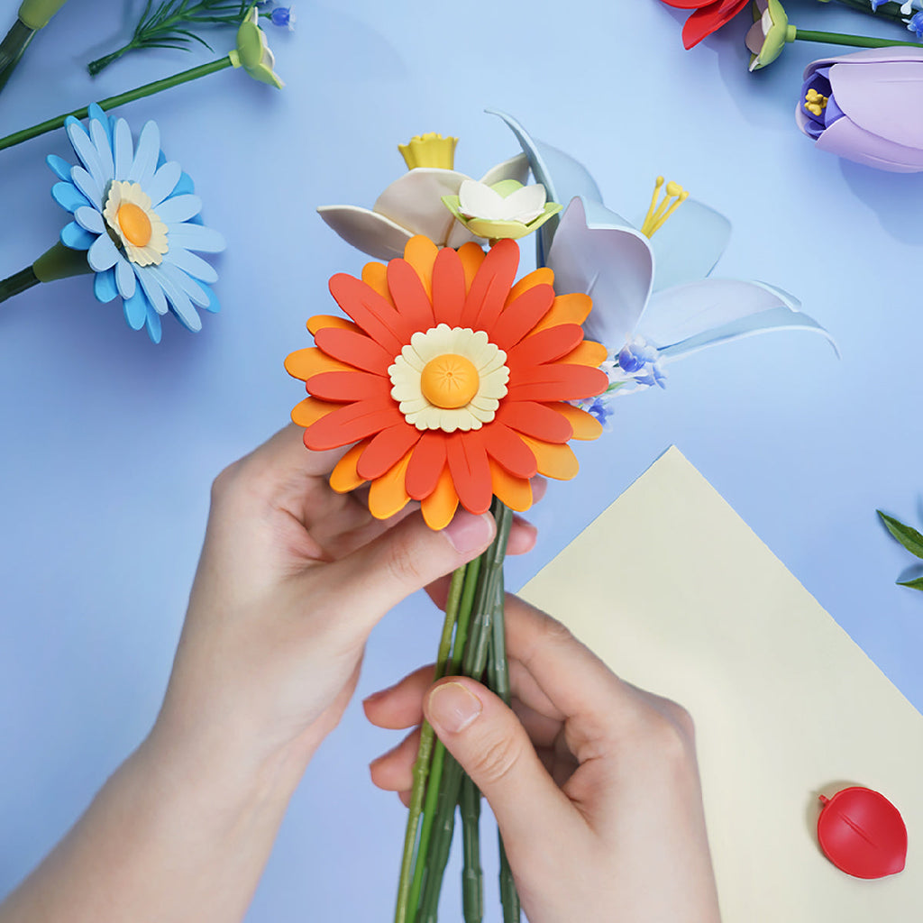 Rokr Twilight Sky Bouquet – 3D Puzzle Kit