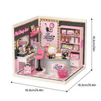Pink Beauty Secret – DIY Miniature Dollhouse Kit