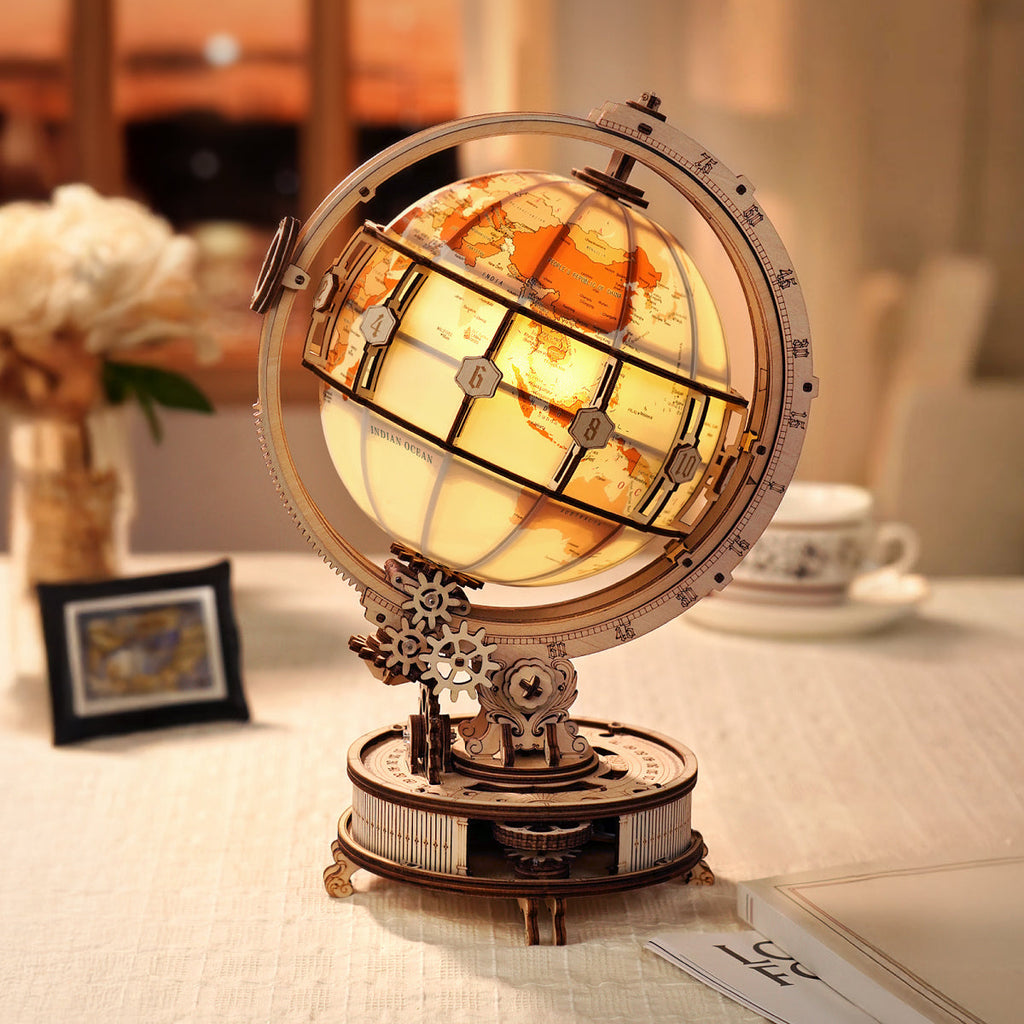 ROKR Luminous Globe Electric Version – DIY Mechanical Model Kit